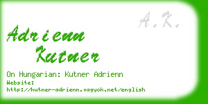 adrienn kutner business card